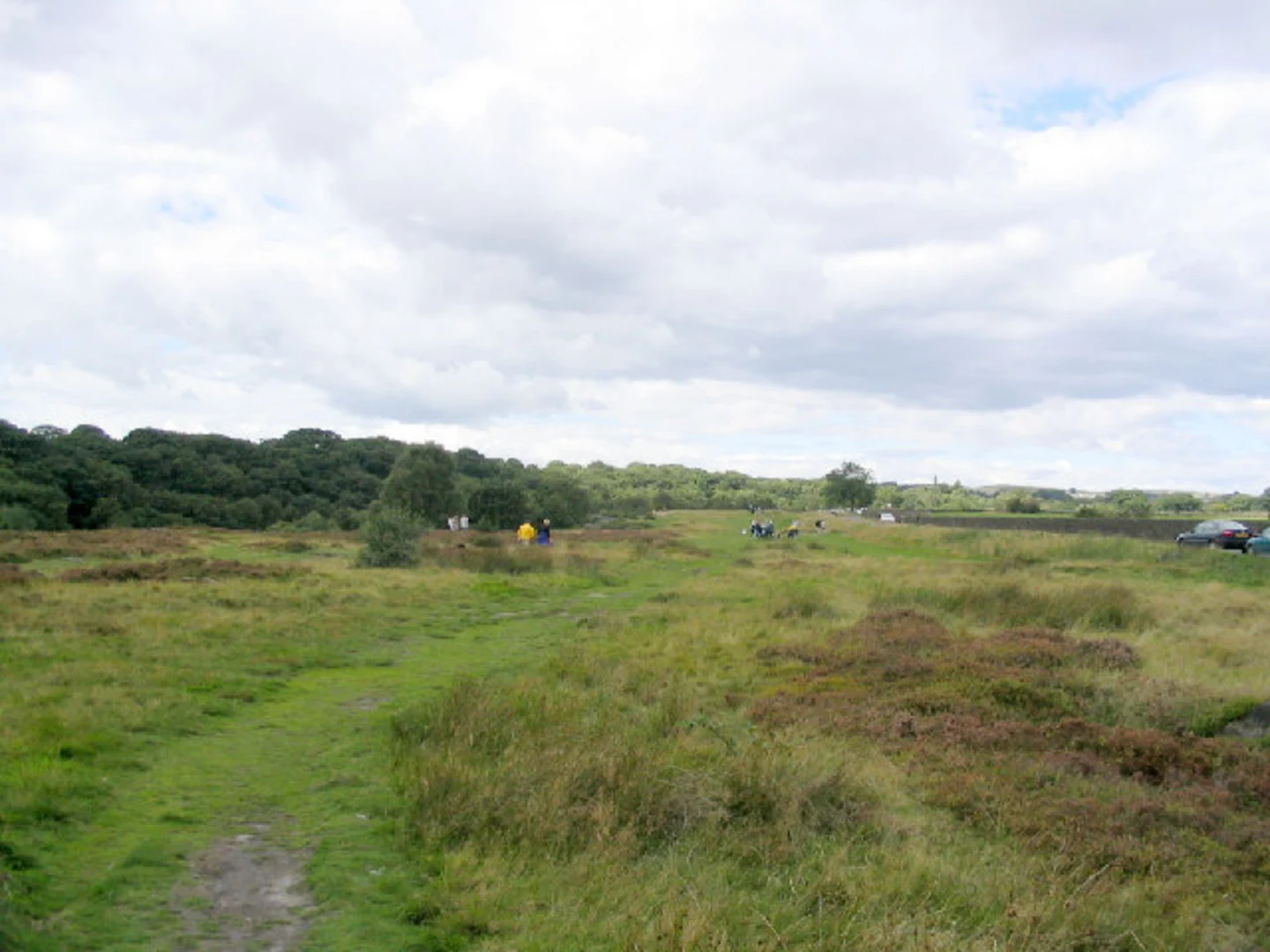 An image depicting the trail Saltaire to Skipton via Rombald's Moor and its surrounding area.