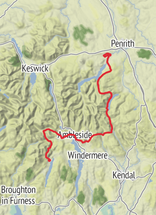 The Lakeland 50 mobile static map
