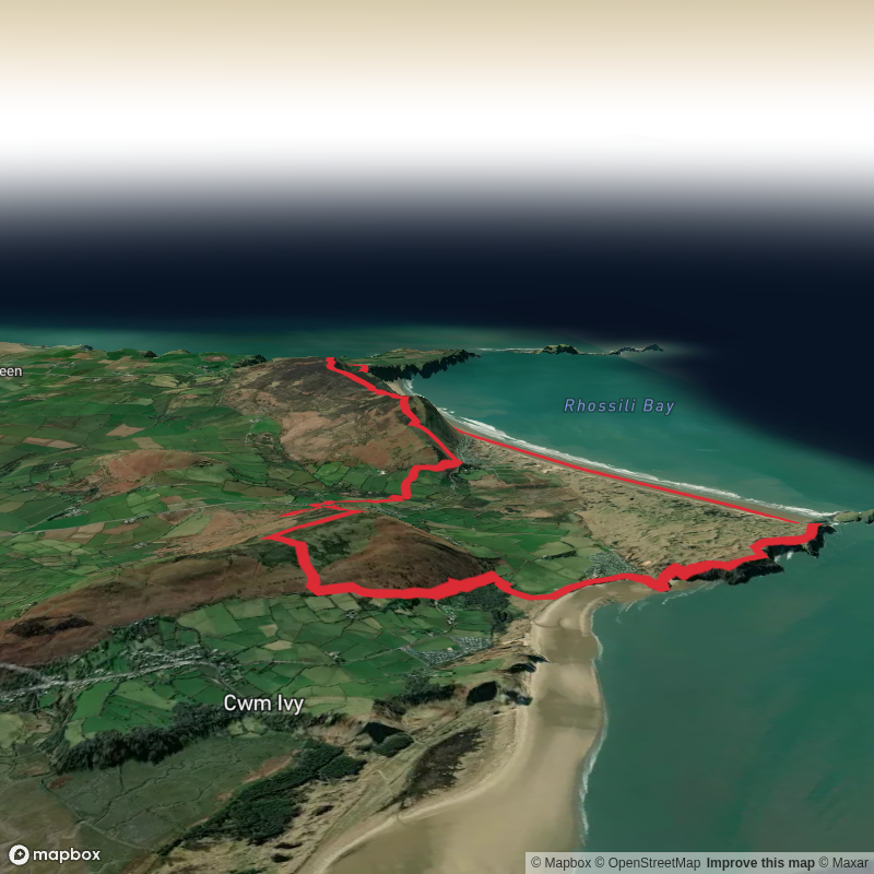 Rhossili Bay, Llanmadoc Hill and Broughton Burrows (20)
