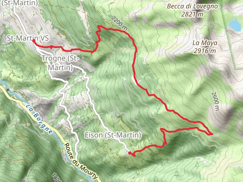 Herens Valley Trail