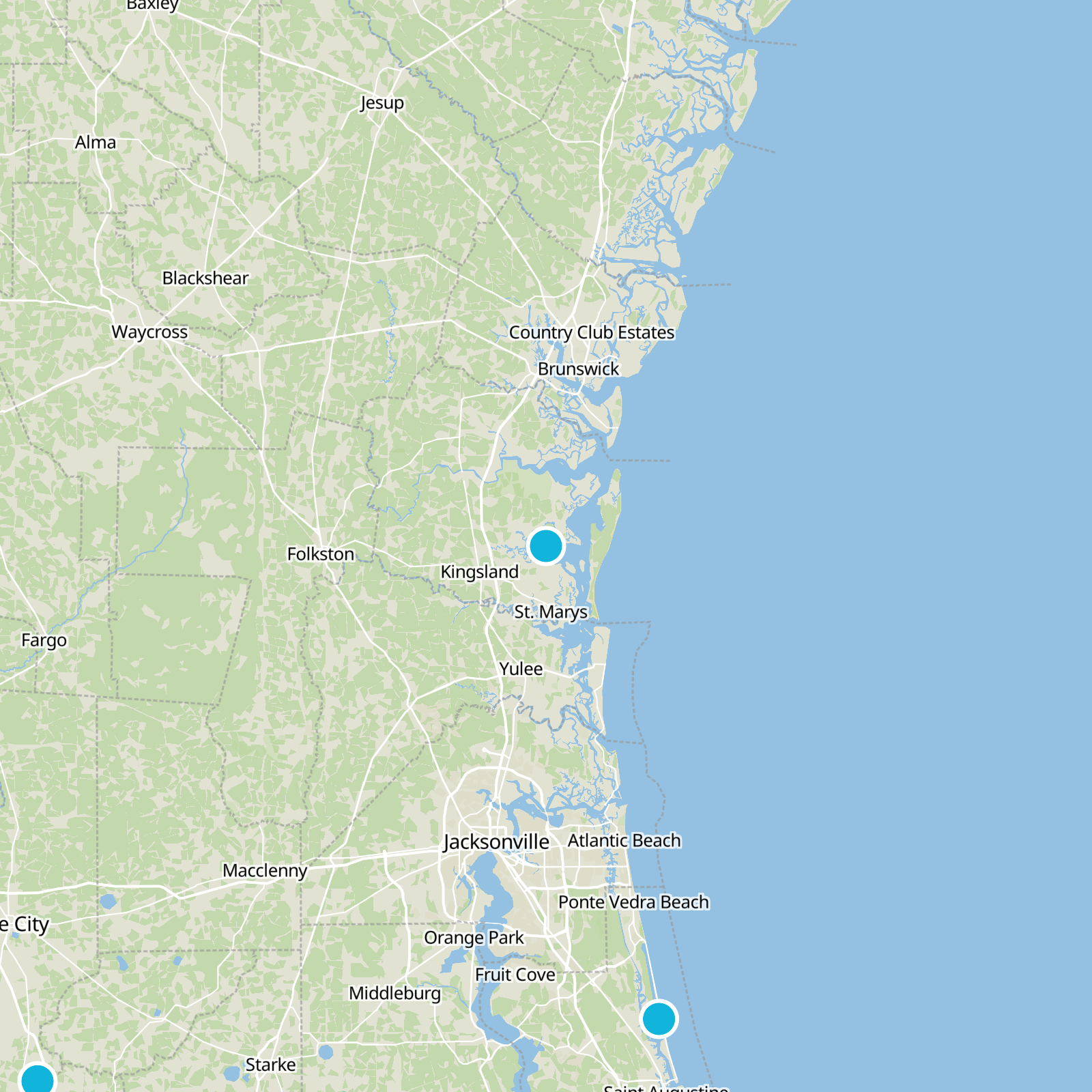 Camden County Static Map