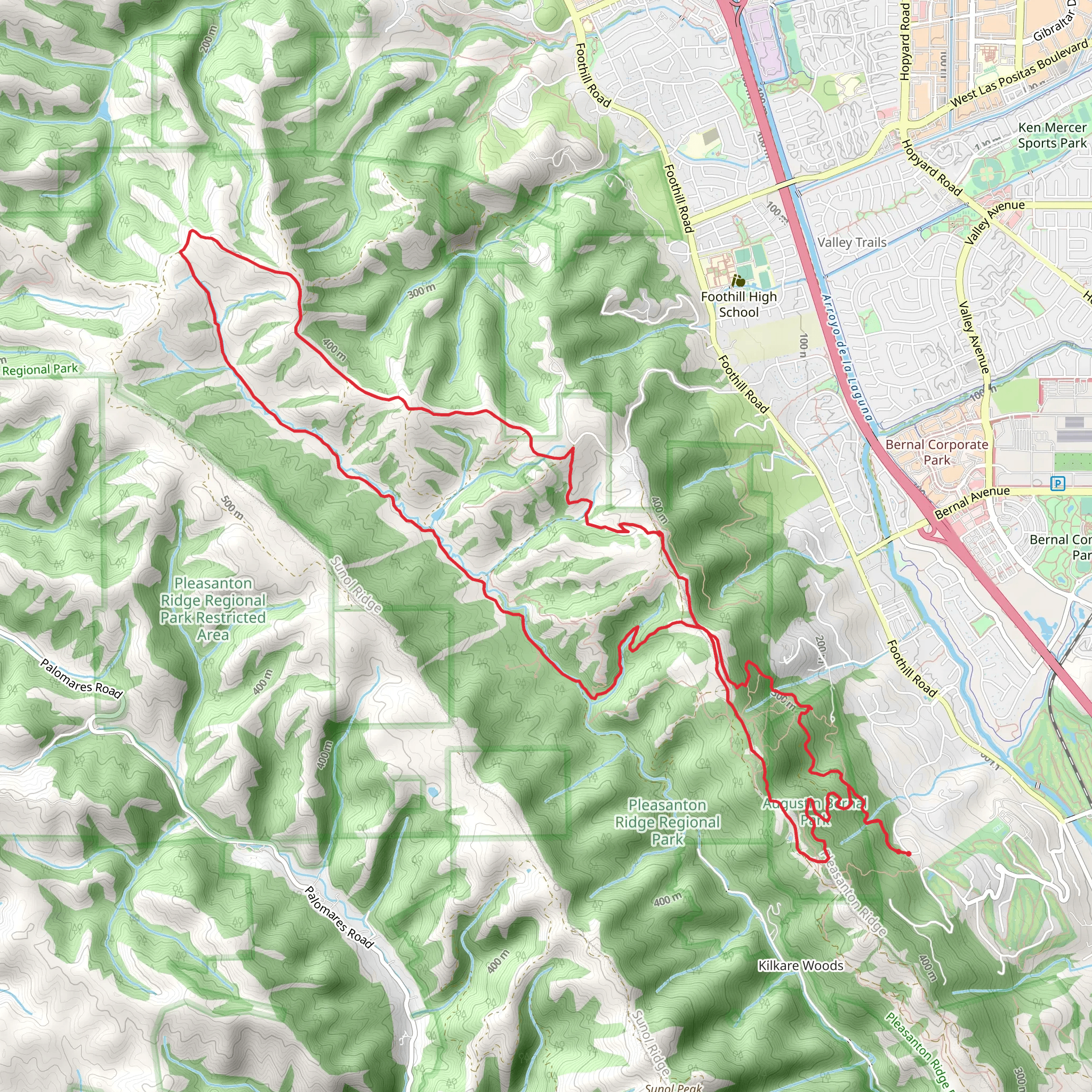 Sinbad Creek via Trail 9 Loop mobile static map