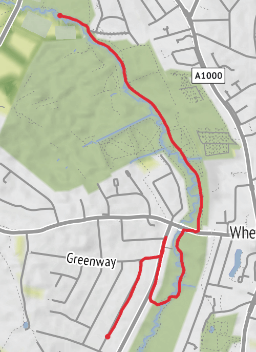 Barnet - 400m Repeats mobile static map
