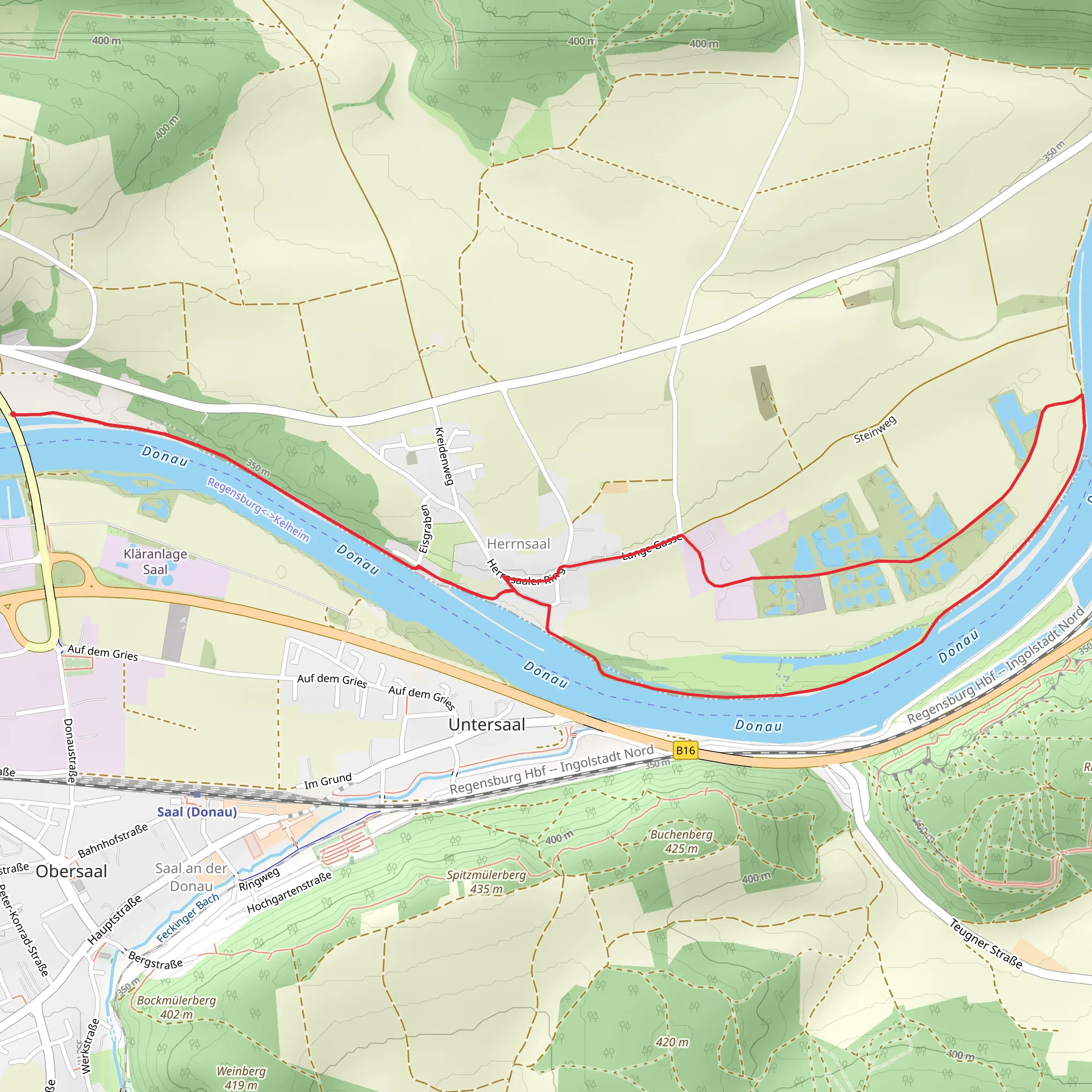 Donau via Donau Panoramaweg mobile static map
