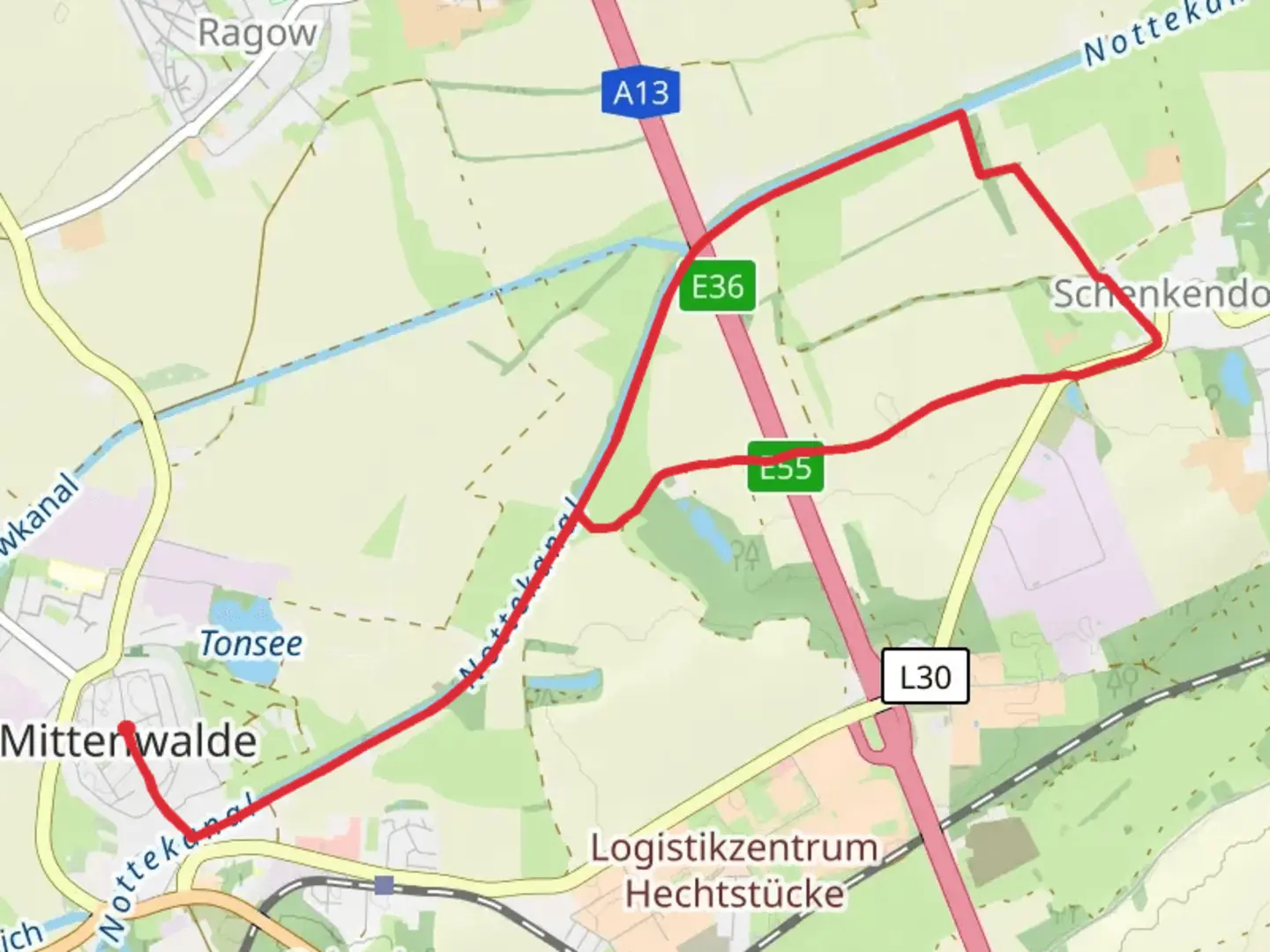 An image depicting the trail Federweisserlauf Weg and its surrounding area.