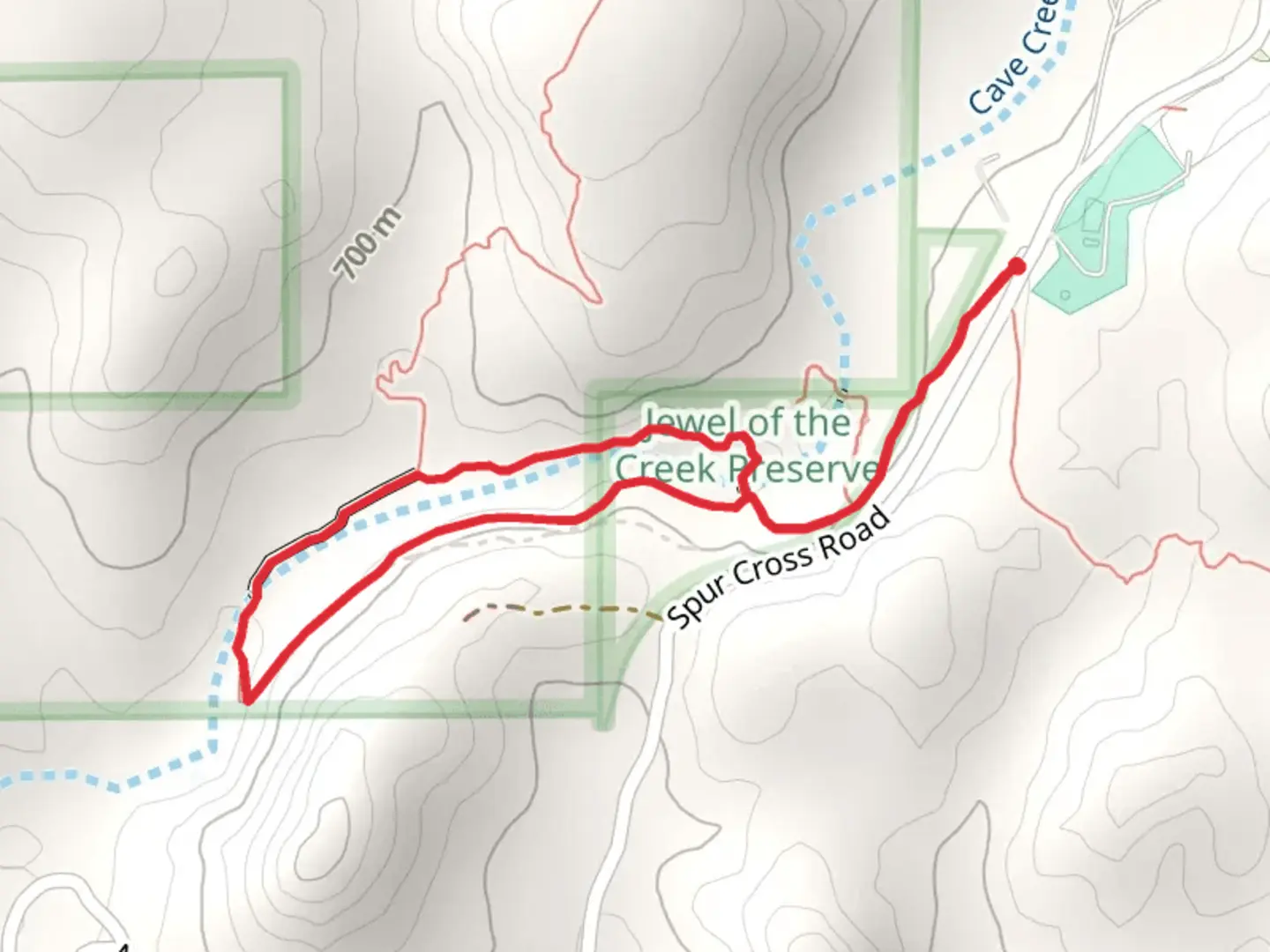 An image depicting the trail Dragonfly Loop Trail and its surrounding area.