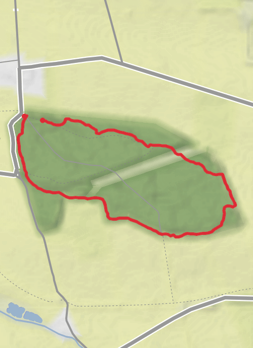 Hike from Auchterhouse mobile static map