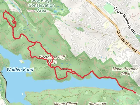 Mount Hermon - Weetamoo Cliff Loop