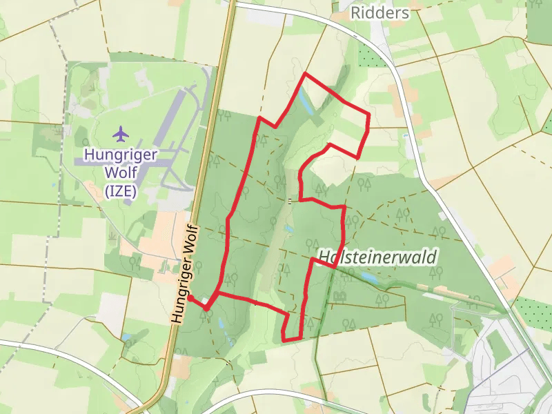 Bismarck Hohe, Loignybrucke and Holsteinerwald Loop