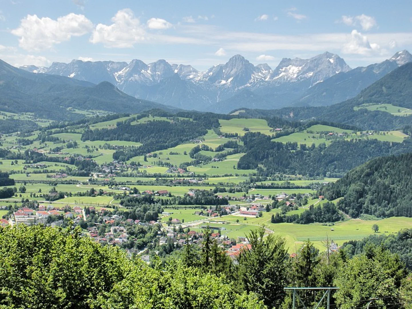 An image depicting the trail Blue Trail in Roßleithen and its surrounding area.