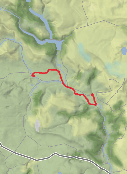 High Peak Hiking mobile static map