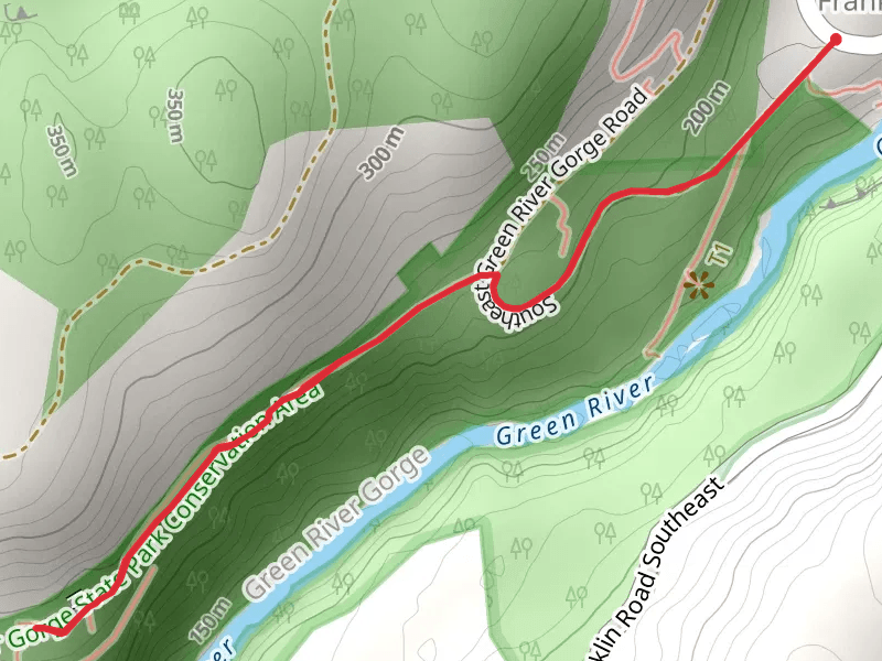 Old Franklin Coal Mine Trestle via Franklin Coal Mine Trail
