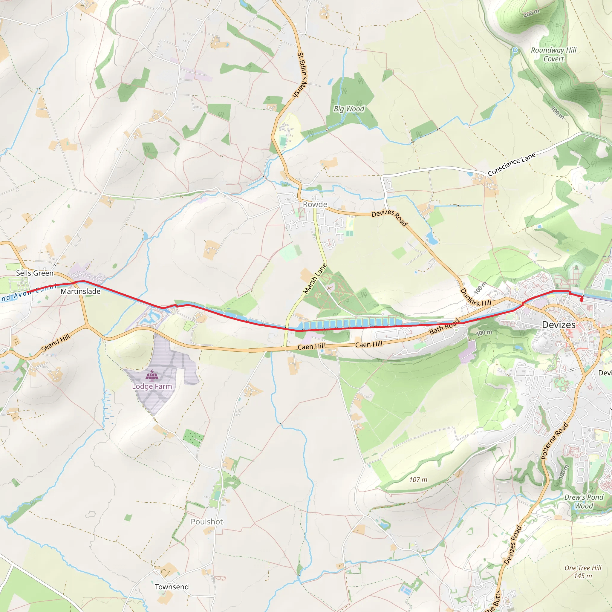 Kennet and Avon Canal from Devizes | Wiltshire | England