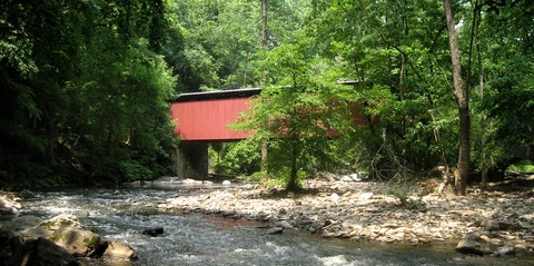 Wissahickon Creek - Houston Playground and Wissahickon Valley Park