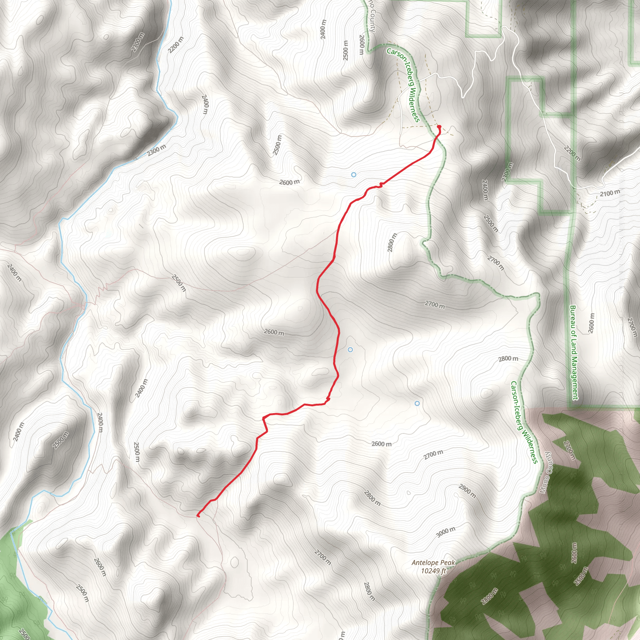 Carrol Valley Creek mobile static map