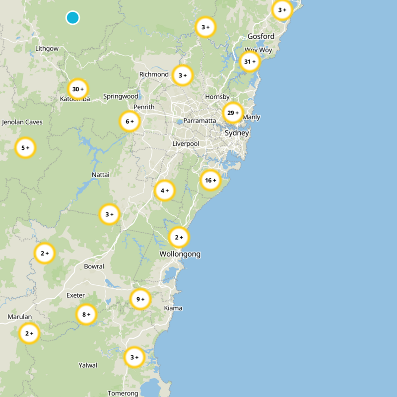 Wollongong City Static Map