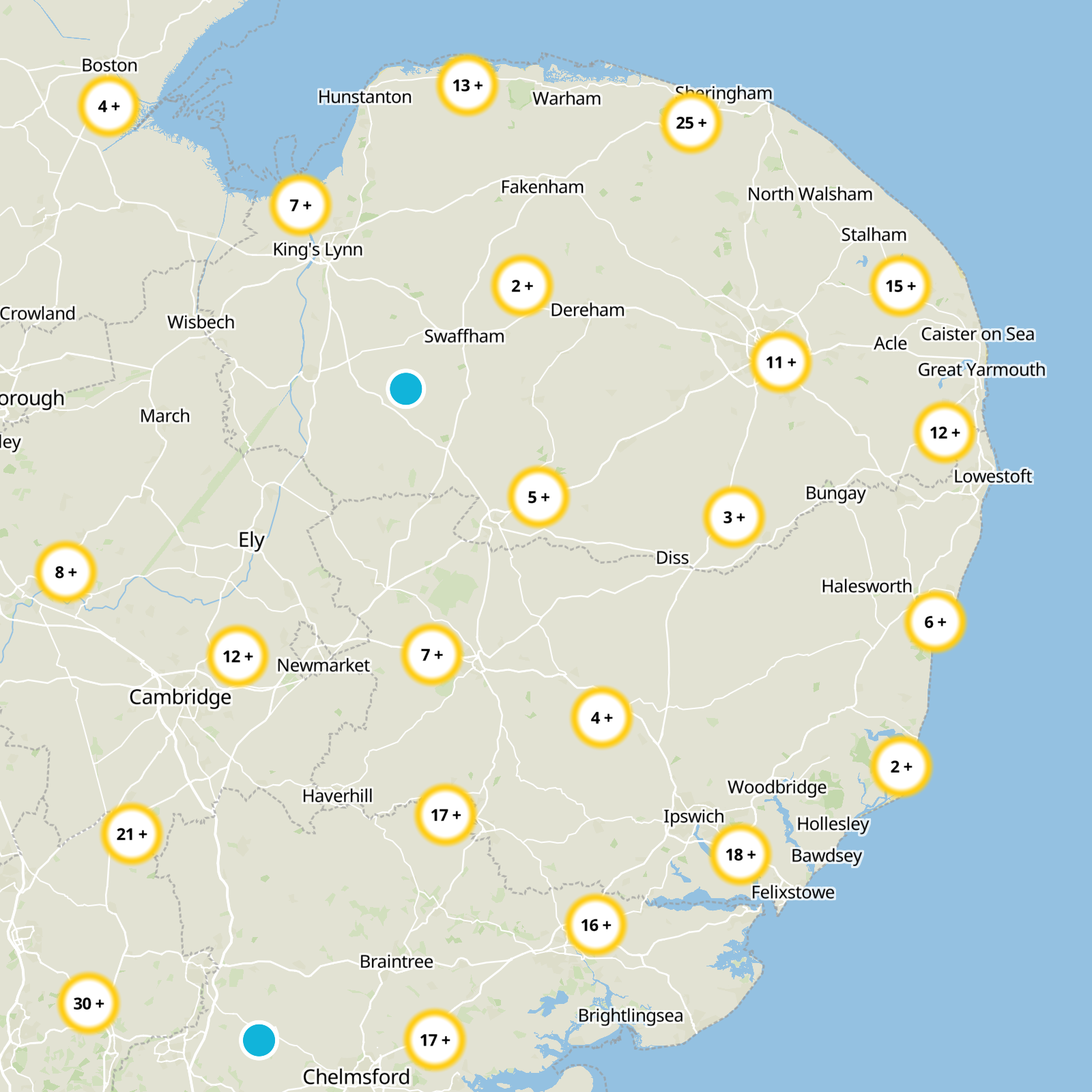 Suffolk Static Map