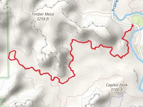 Sunday Creek - Little Fox Canyon Trail