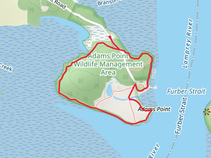 Adams Point Wildlife Management Area Loop