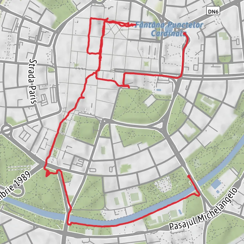 Hike from Timișoara mobile static map