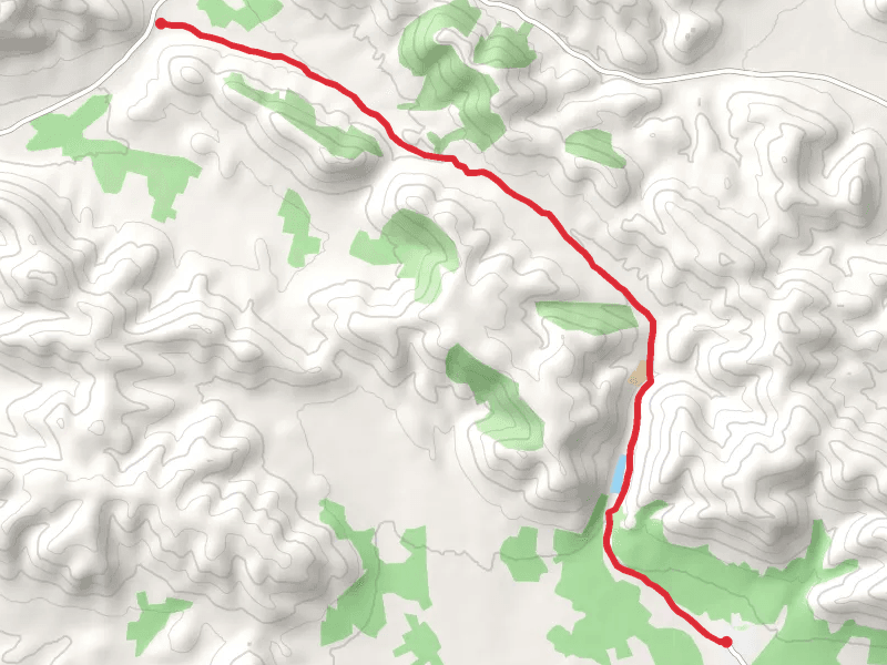 Route from El Cristo to Piedralá PR CR 23