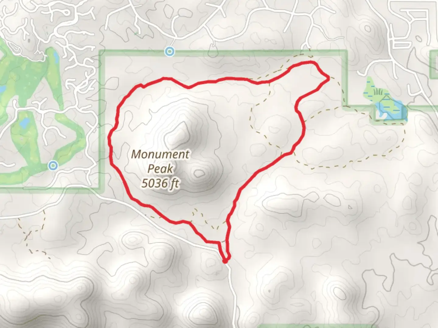 An image depicting the trail East Granite Dells Road Loop and its surrounding area.