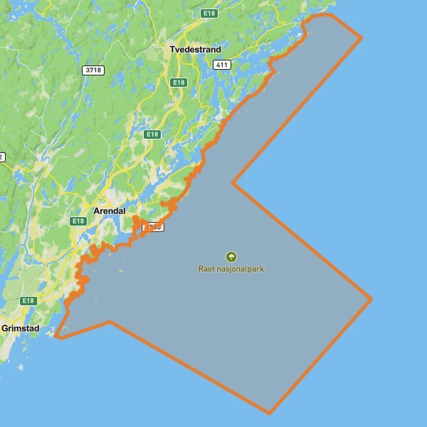 Raet National Park mobile static map