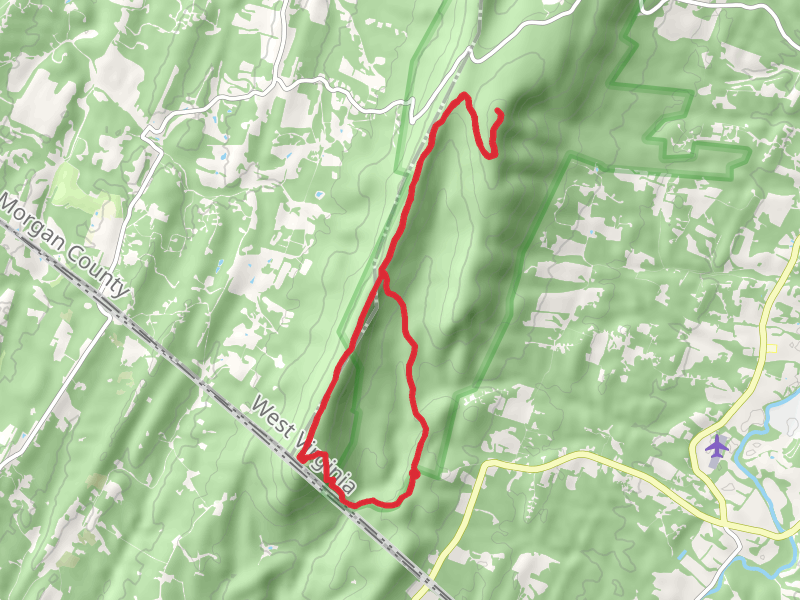 Shockeys Knob and High Rock via Tuscarora Trail