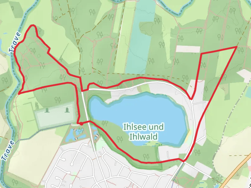 Ihlsee via Rundweg Ihlsee and Ihlwald Runde