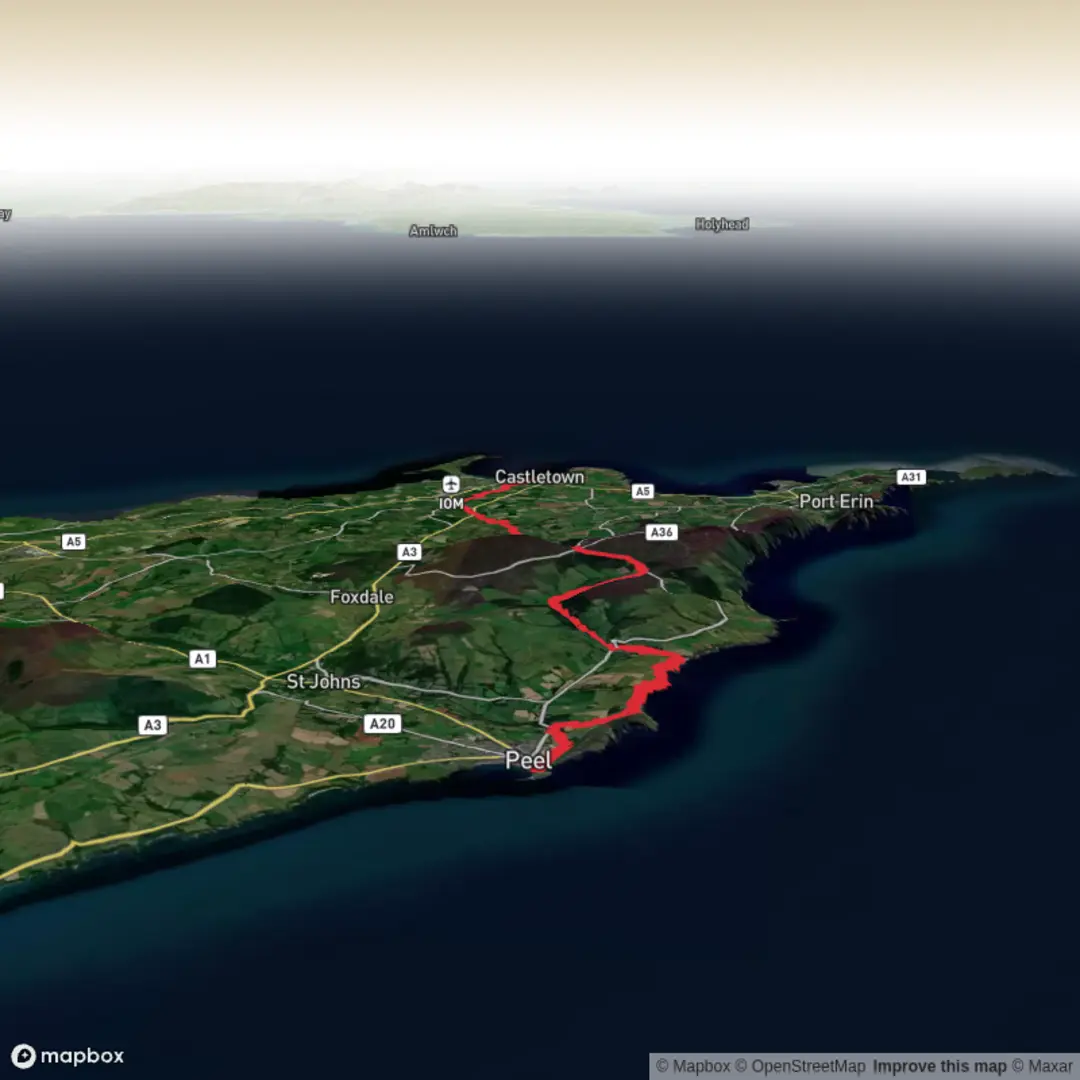 An image depicting the trail Castle to Castle Hike and its surrounding area.