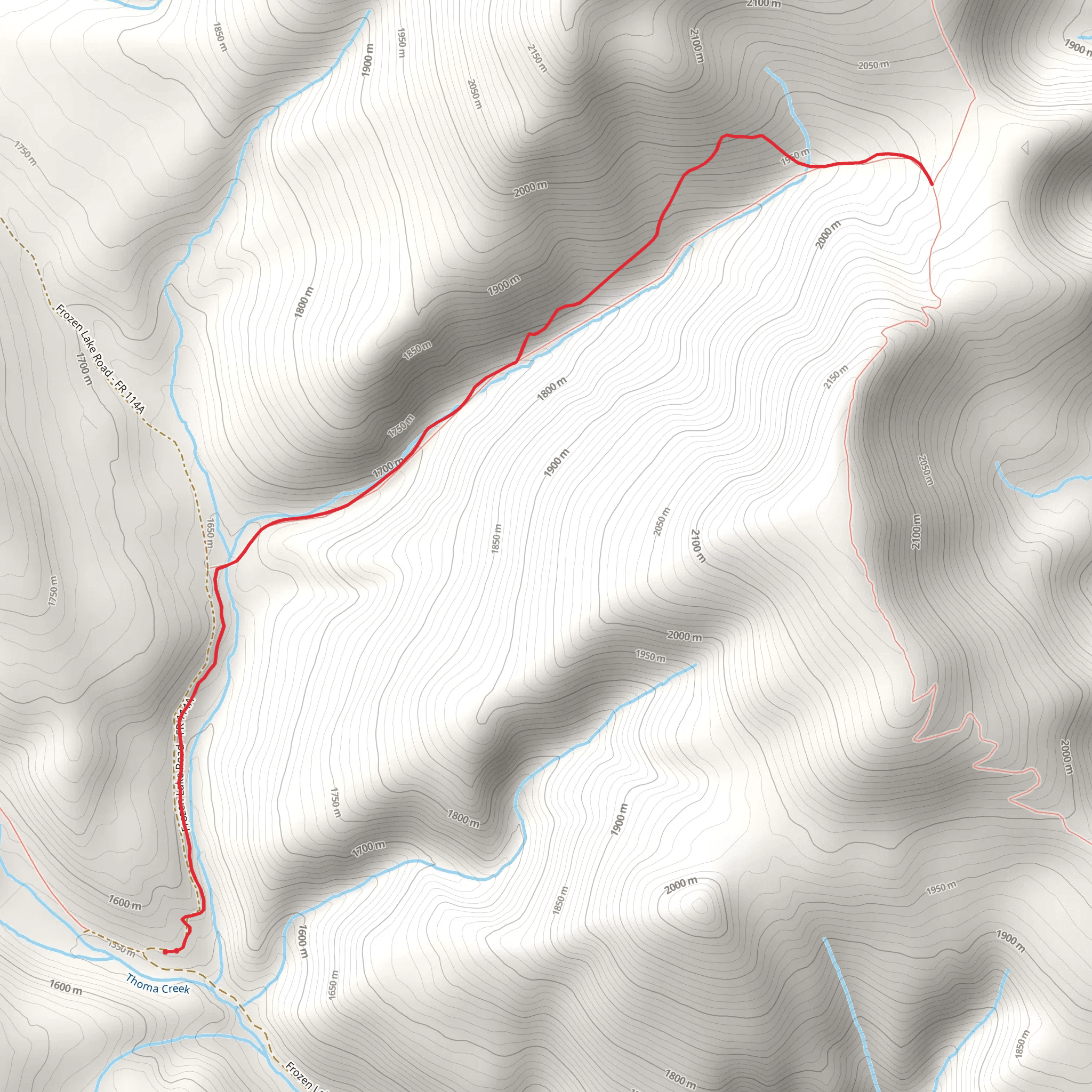 Thoma - Colts Creek Trail mobile static map