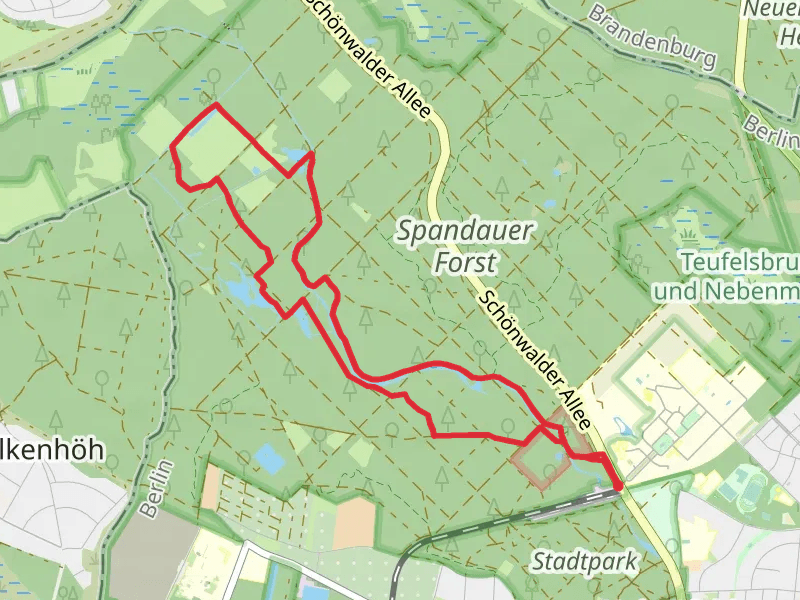 Kreuzgraben and Kuhlake Loop
