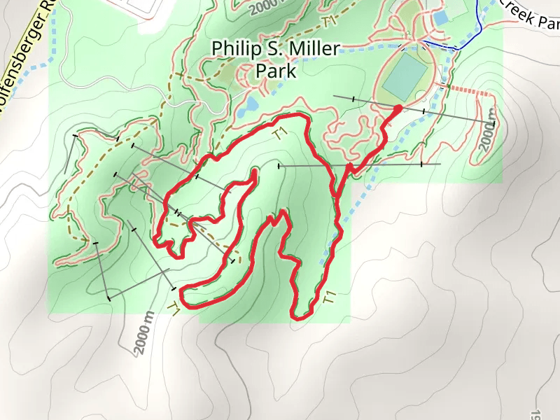 Red Loop and Access Trail