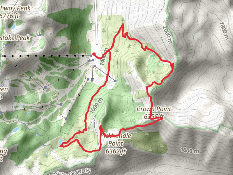 Silver Creek Trail and Crown Point Loop