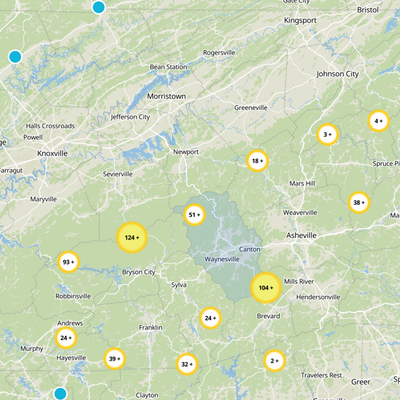 Haywood County Static Map