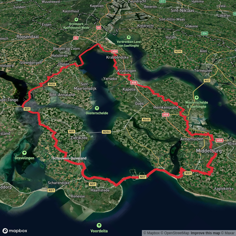 Oosterscheldepad and Zandvoortseweg Loop