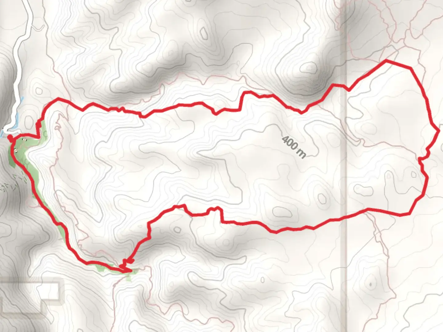 An image depicting the trail Palm Canyon - Fern Canyon - Vandeventer Loop Trail and its surrounding area.