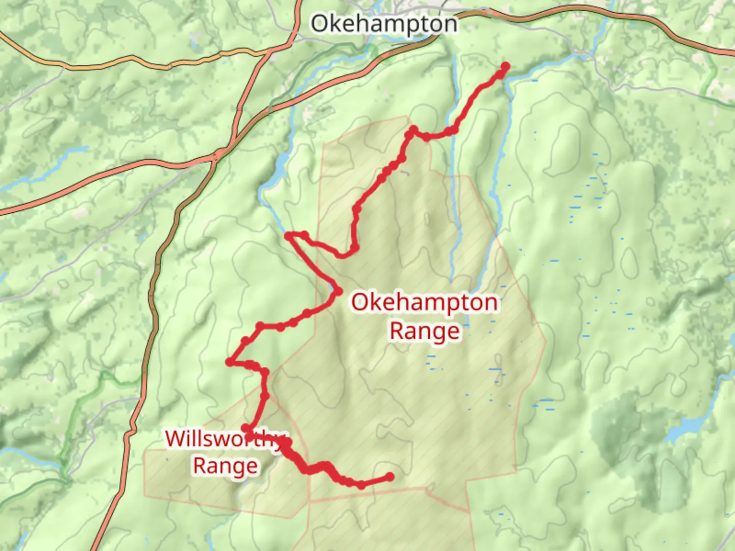 An image depicting the trail Sunday - Dartmoor ramble and its surrounding area.