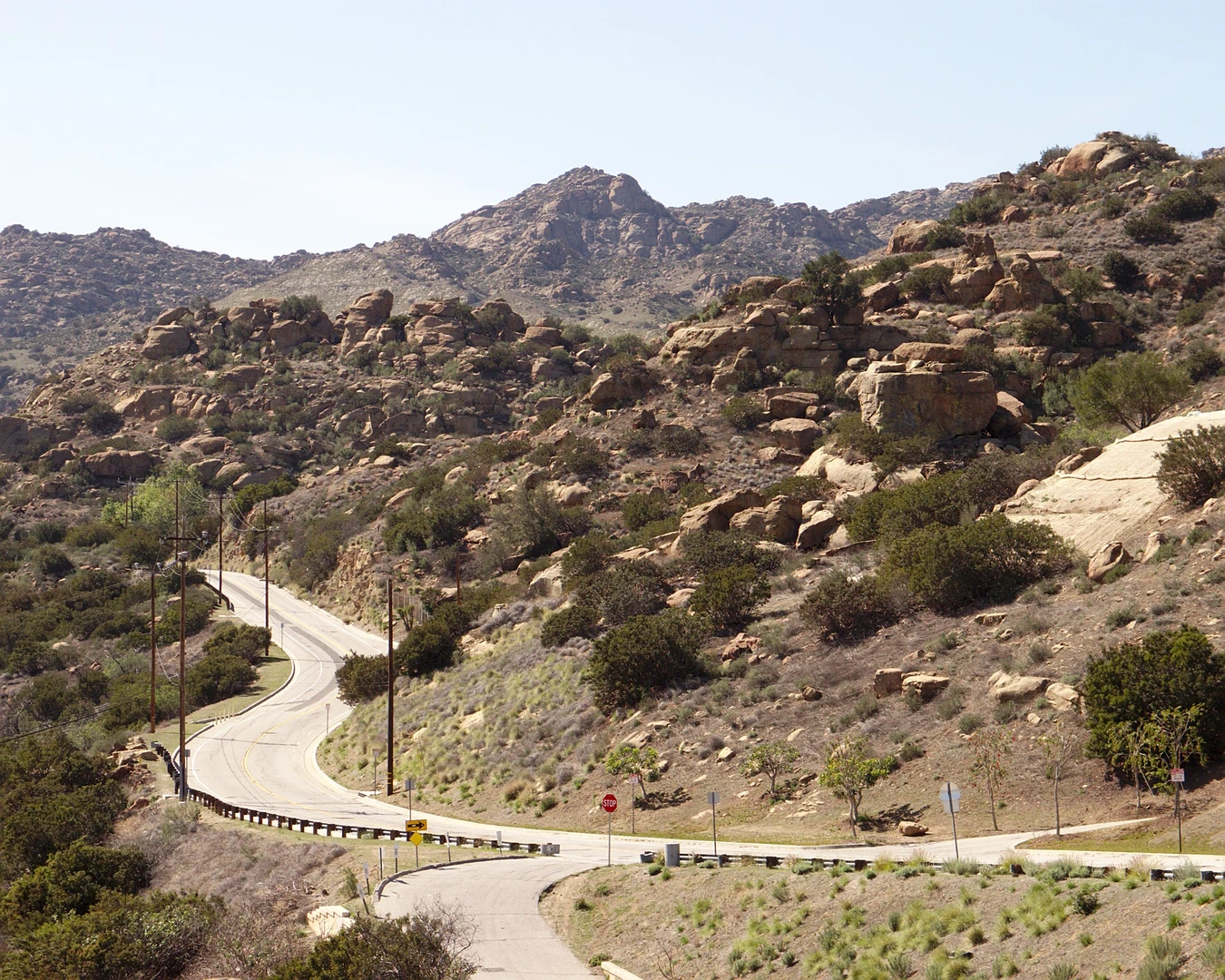 An image depicting the trail Powerhouse and Old Santa Susanna Stagecoach Road Loop and its surrounding area.