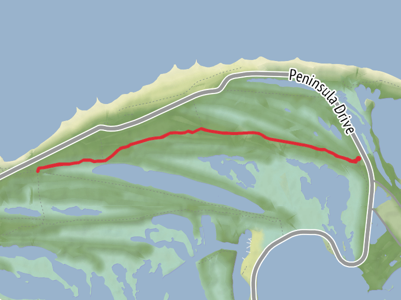 Dead Pond Trail mobile static map