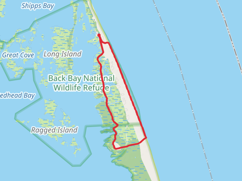 East Dike Trail Loop - Back Bay National Wildlife Refuge