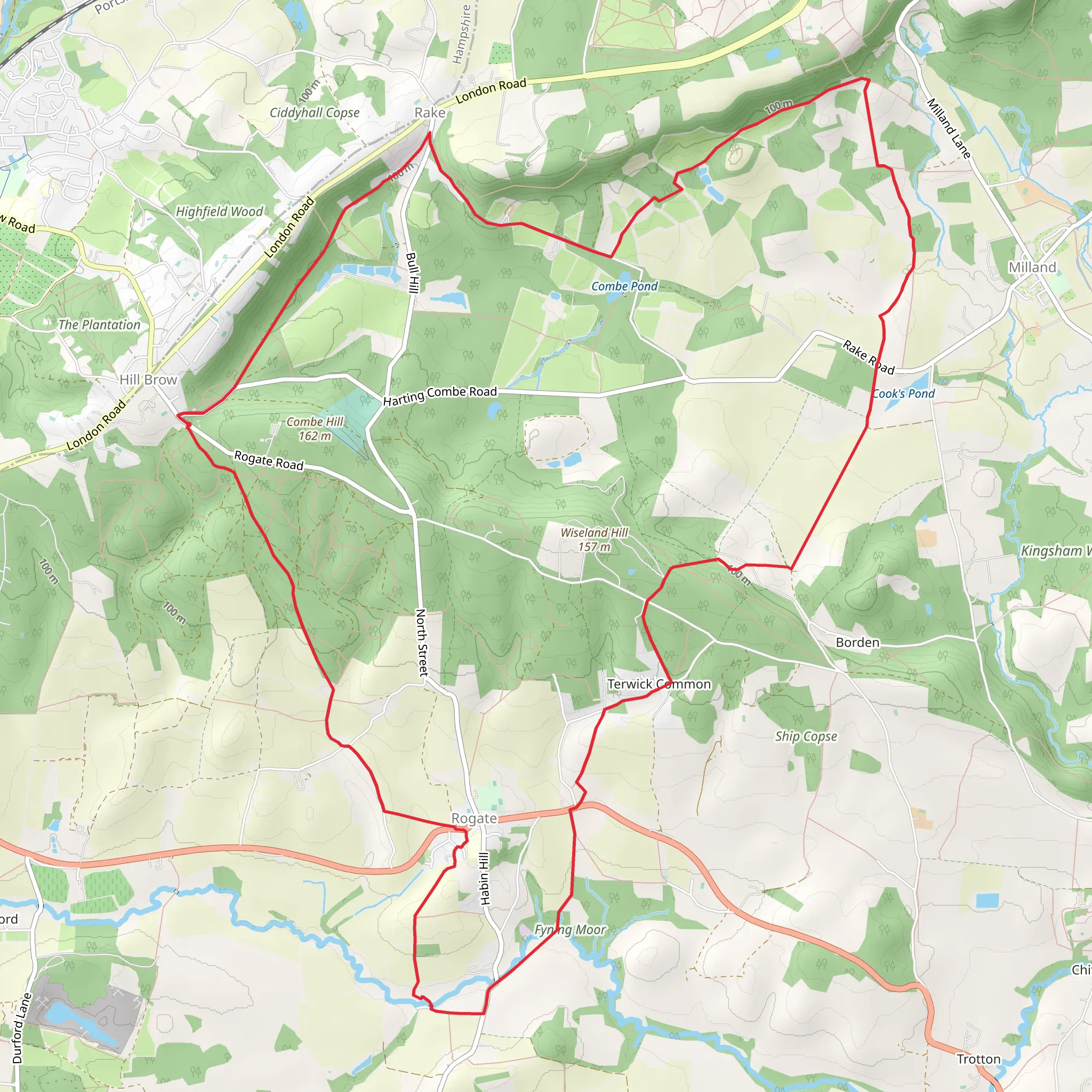 Hill Brow, Rogate and Rake Loop Walk | West Sussex | England