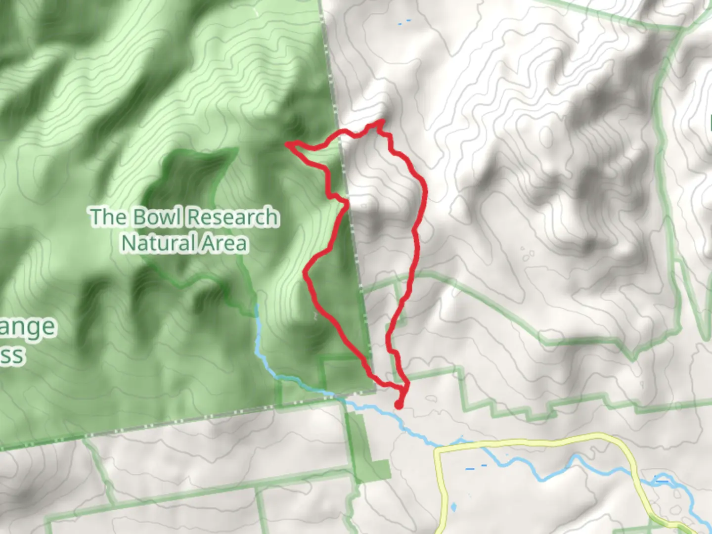 An image depicting the trail Square Ledge and Hibbard Mountain Loop Trail and its surrounding area.