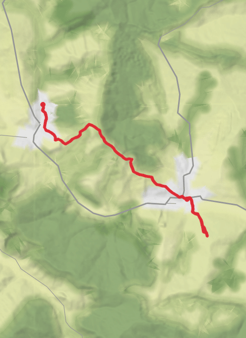 Hike from Cobor mobile static map