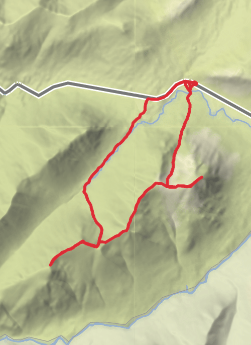 Hike from Ballachulish mobile static map