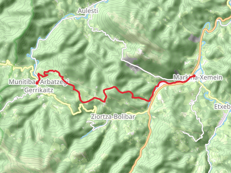 Munitibar-Arbatxegi-Gerritokoitz trail PR BI 25
