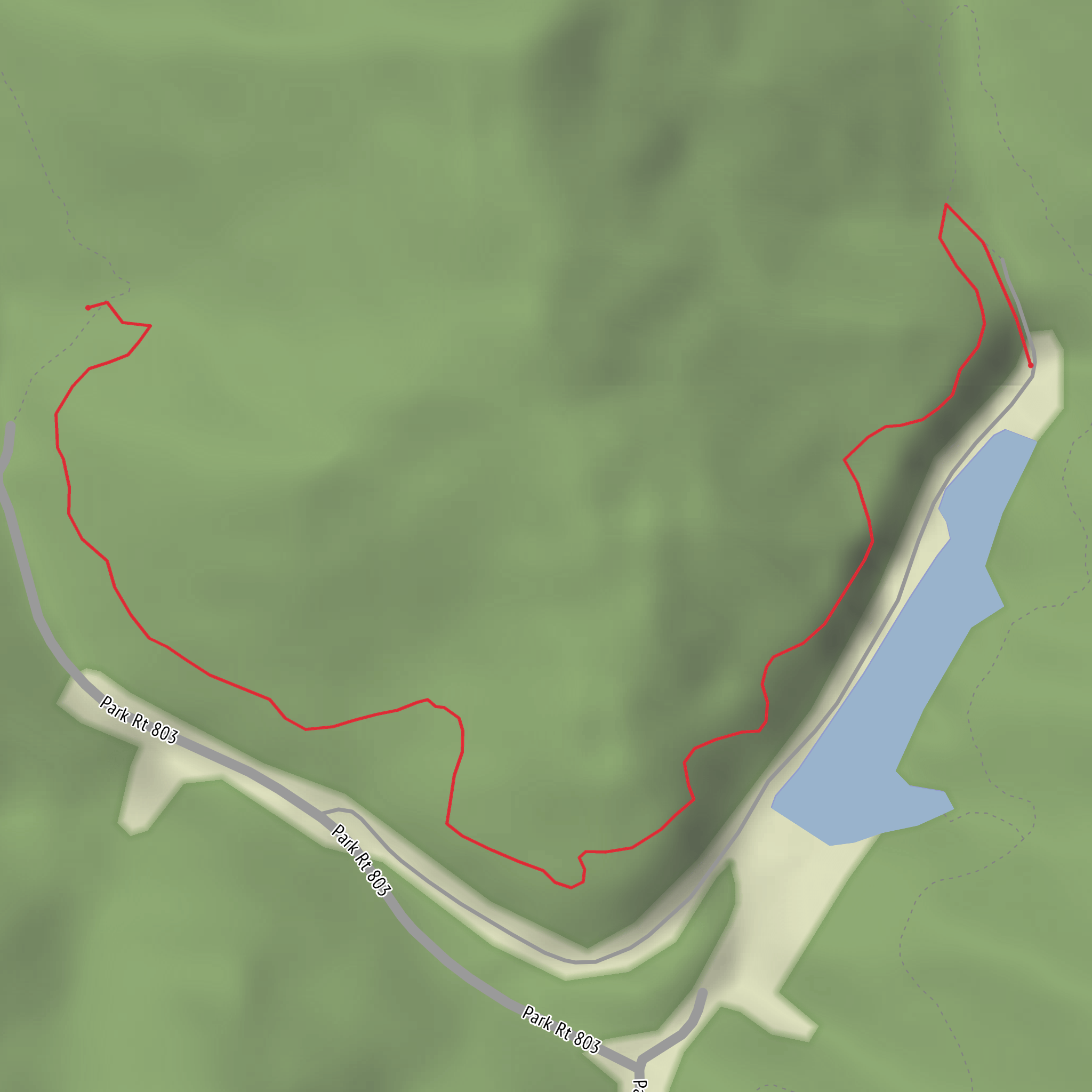 Blackbear Trail mobile static map