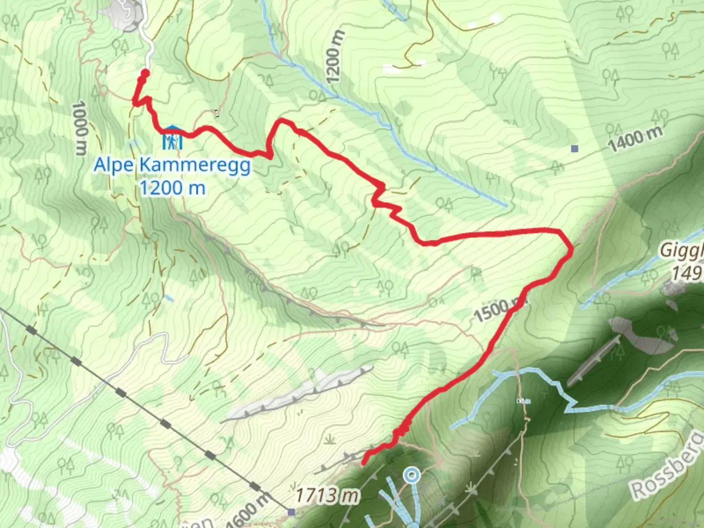 An image depicting the trail Grünten and its surrounding area.