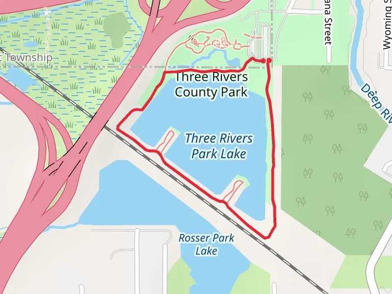 Three Rivers Park Lake Loop