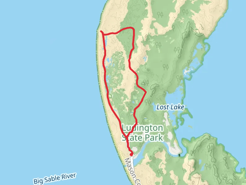 Big Sable Point and Lighthouse Loop Trail